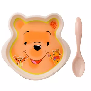 ظرف غذای کودک  مدل Pooh کد M-0029 مجموعه 2 عددی