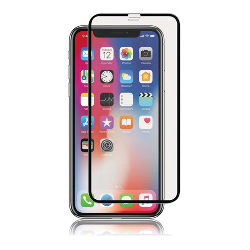 محافظ صفحه نمایش شیشه ای مدل 5D Tempered مناسب برای گوشی موبایل Iphone X