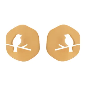 گوشواره طلا 18 عیار زنانه دُرج مدل DE81