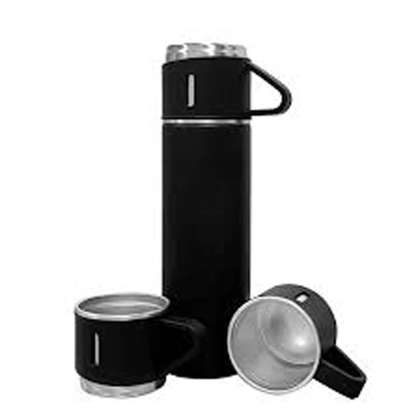 عکس شماره 7 : فلاسک مدل کادویی vacuum flask set گنجایش 0.5 لیتر به همراه لیوان مجموعه 3 عددی
