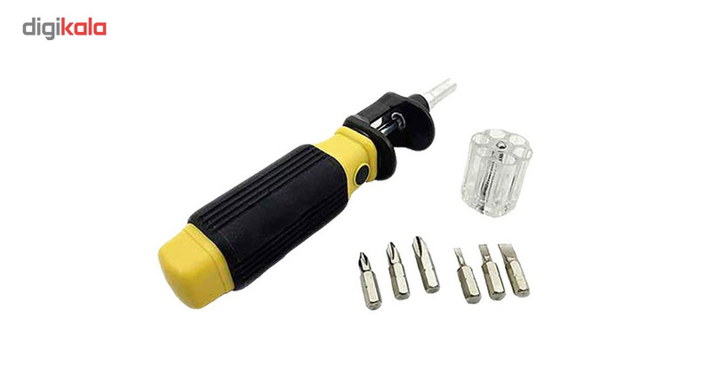 پیچ گوشتی همه کاره 6 سر مدل 001