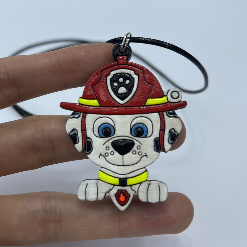 گردنبند دخترانه مدل سگ های نگهبان کد 200