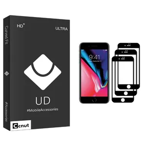 Coconut UD Black Screen Protector For Apple iPhone 8 Plus Pack Of 3