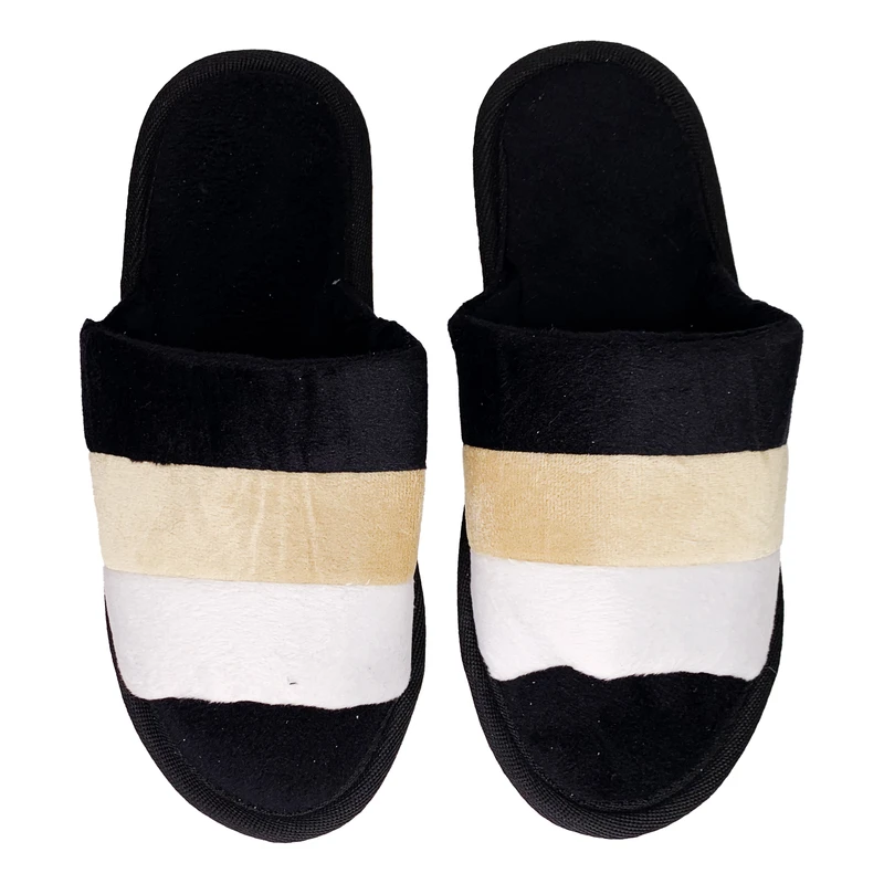 دمپایی حوله ای زنانه نیکتا مدل Si-Bk