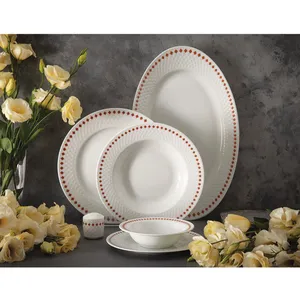 Zarin Iran Radians Rose Dimond Dinnerware Set 28 Pcs High Grade