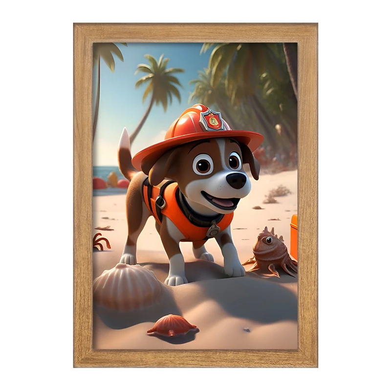 تابلو خندالو مدل زوما سگ های نگهبان (Paw Patrol) کد F6955