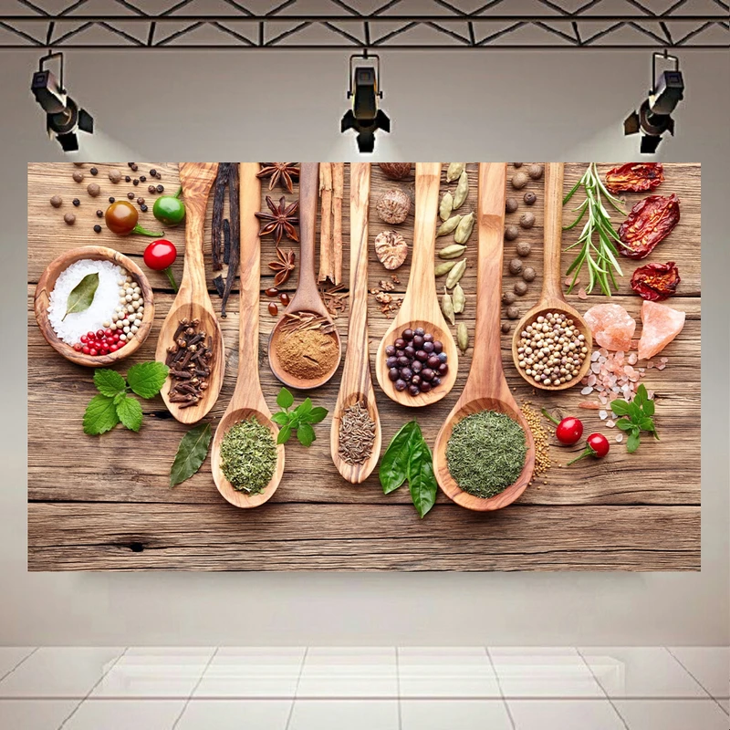 تابلو بوم طرح آشپزی مدل ادویه کد AR2762