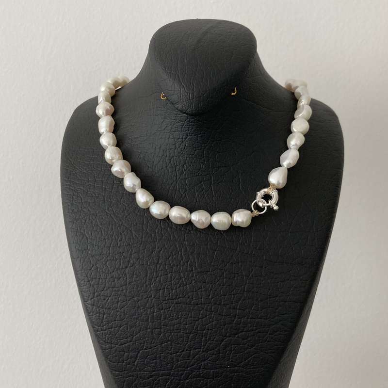 گردنبند نقره زنانه الماسین آذر مدل Baro40cm