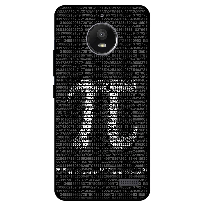 کاور مگافون طرح عدد پی مدل 7240 مناسب برای گوشی موبایل موتورولا Moto E4