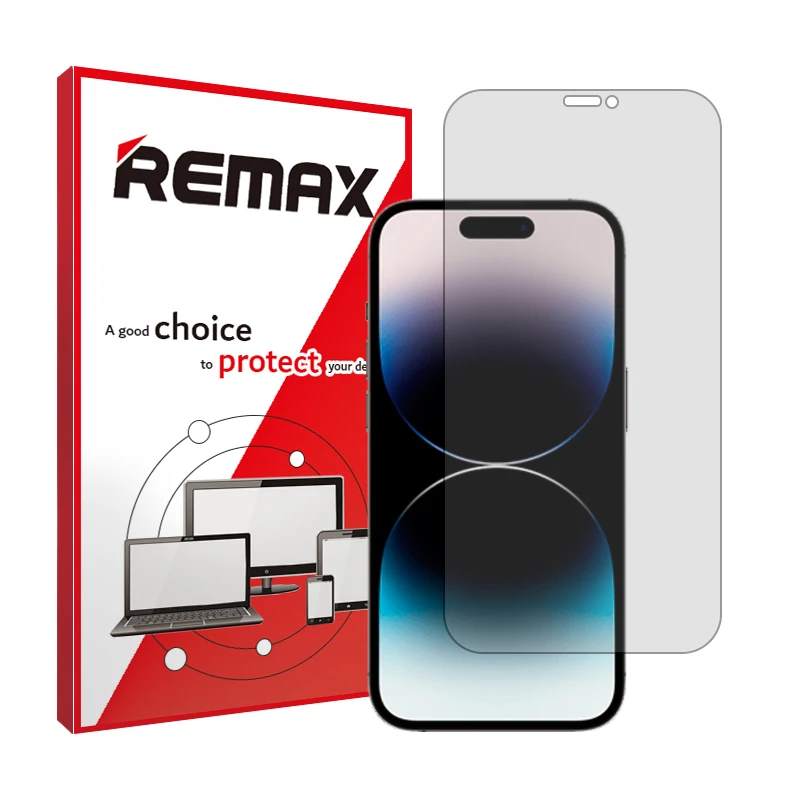 محافظ صفحه نمایش شفاف ریمکس مدل HyGEL مناسب برای گوشی موبایل اپل iPhone 14 Pro Max