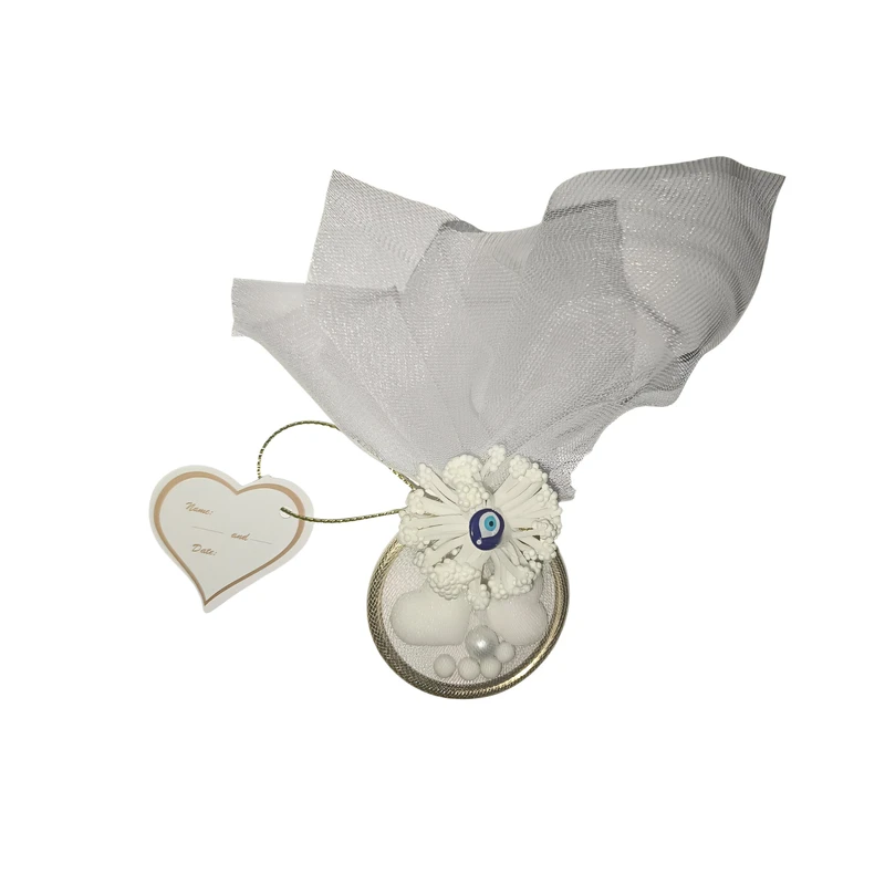 گیفت مدل  حنابندان حلقه‌ای طرح چشم‌نظر بسته 20 عددی