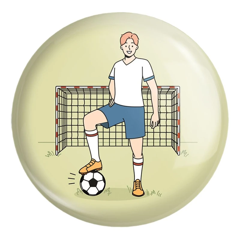 پیکسل خندالو طرح فوتبال Football کد 25957 مدل بزرگ