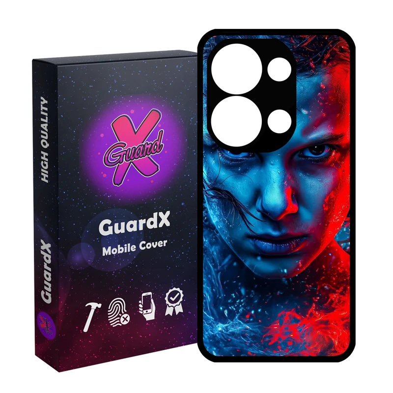 کاور گارد ایکس طرح Stranger Things مدل 10932 مناسب برای گوشی موبایل شیائومی Redmi Note 13 Pro 4G / Poco M6 Pro 4G