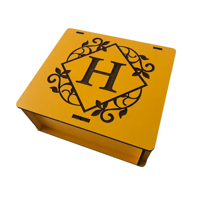 جعبه هدیه چوبی مدل j127