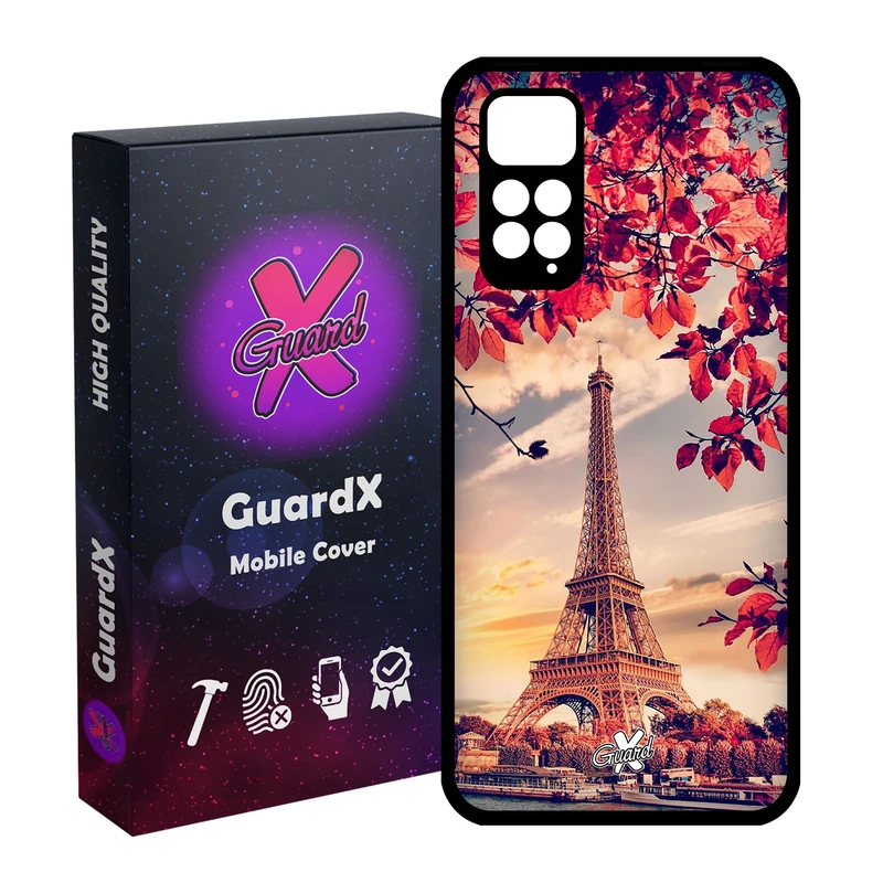 کاور گارد ایکس طرح Eiffel Tower مدل Glass10125 مناسب برای گوشی موبایل شیائومی Redmi Note 11S/ Note 11 4G