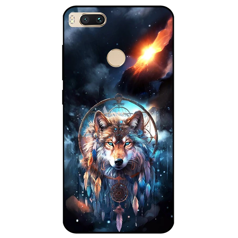 کاور مگافون طرح گرگ و دریم کچر مدل 8005 مناسب برای گوشی موبایل شیائومی Mi A1 / Mi 5x