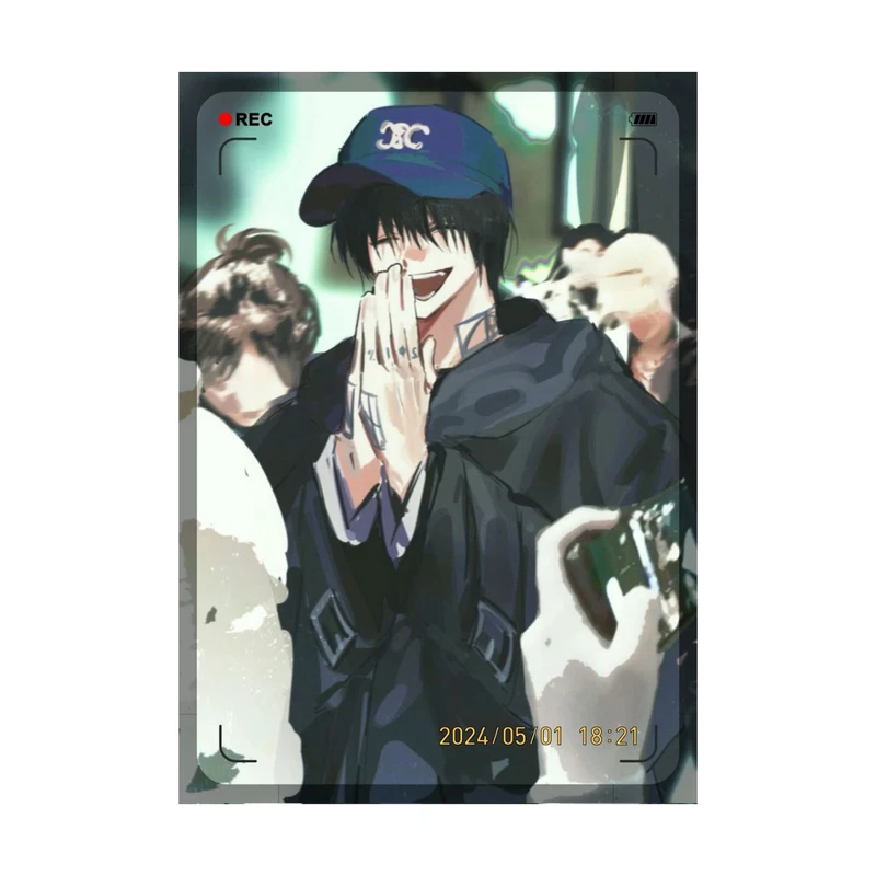 استیکر لپ تاپ و موبایل مدل انیمه طرح روزگار ساکاموتو کد 5596