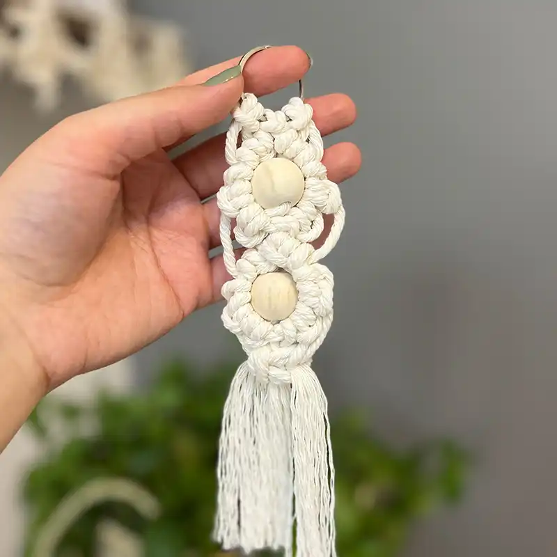 جاکلیدی بافتنی مدل مکرومه کد 18