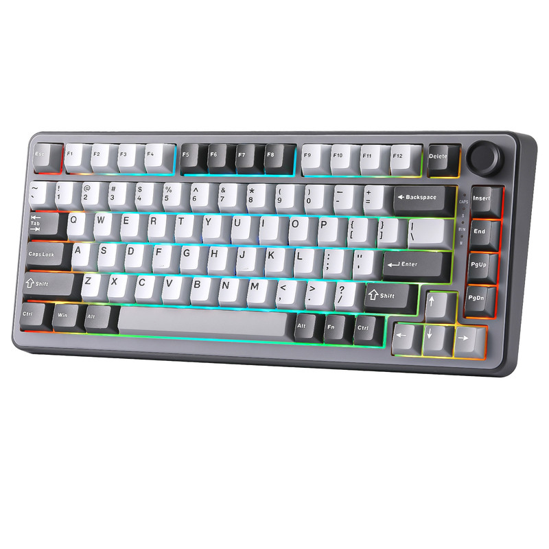کیبورد یونزی مدل B75 RGB 
