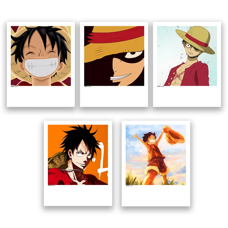 آویز تزیینی عرش مدل انیمه وان پیس one piece کد Asa045 مجموعه 5عددی