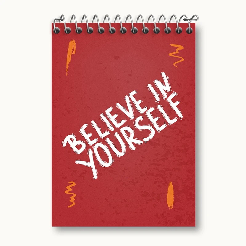 دفتر یادداشت 50 برگ خندالو مدل Believe In Yourself کد N1153