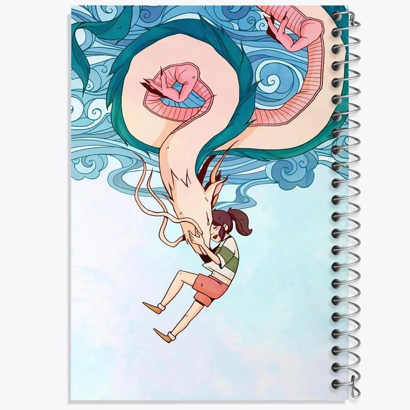 دفتر لیست خرید 50 برگ خندالو طرح انیمه شهر اشباح Spirited Away کد 4881