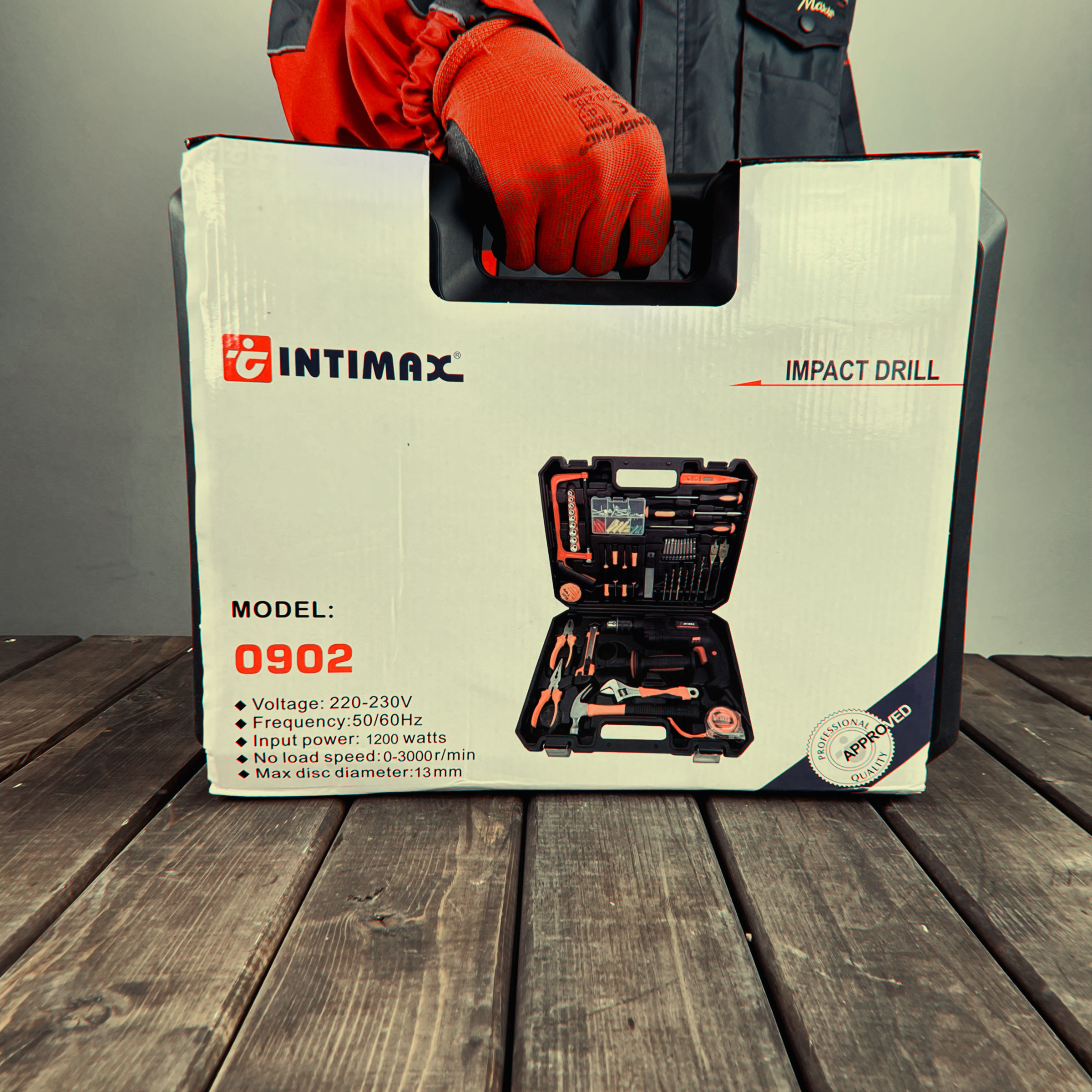 مجموعه 105 عددی دریل چکشی اینتیمکث کد GHR56