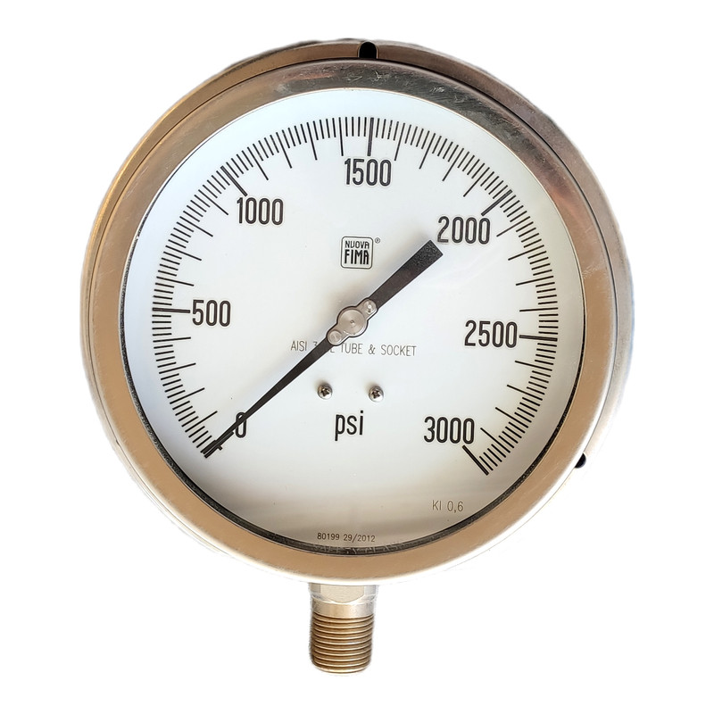 گیج فشار نووا فیما مدل 3000psi-16cm