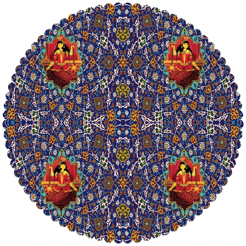 رومیزی رنس مدل T2-42134 سایز 90x95 سانتی متر