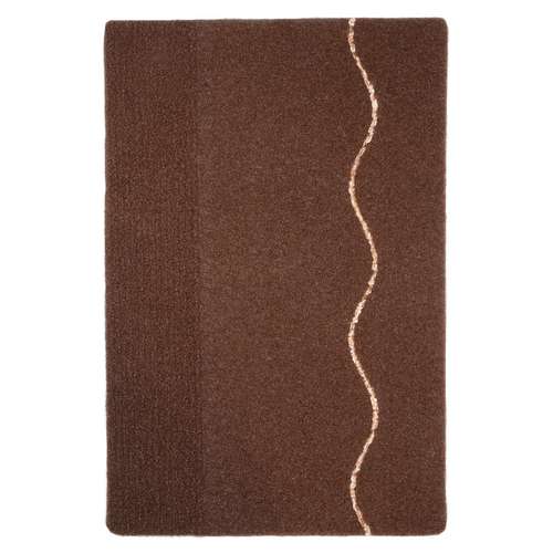 موکت ظریف مصور طرح اروند زمینه قهوه ای کد 8731