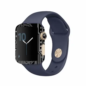 MAHOOT Black_Printed_Circuit_Board Cover Sticker for Apple Watch Watch 2 42mm