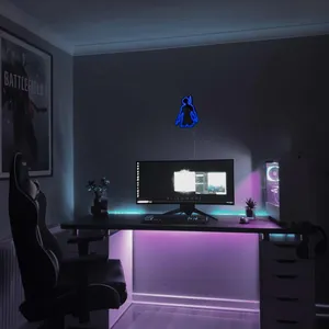 چراغ دیواری نئون دیزاین طرح Pubg-BL_BL
