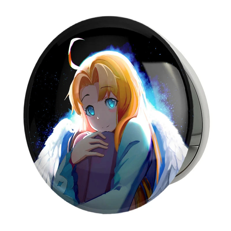 آینه جیبی خندالو طرح میلو انیمه ظهور قهرمان سپر مدل تاشو کد 15954 