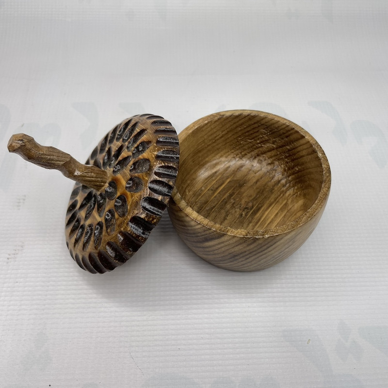 قندان چوبی طرح بلوط