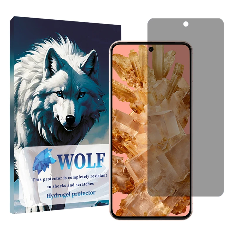 محافظ صفحه نمایش پرایوسی ولف مدل Tough مناسب برای گوشی موبایل گوگل Pixel 8