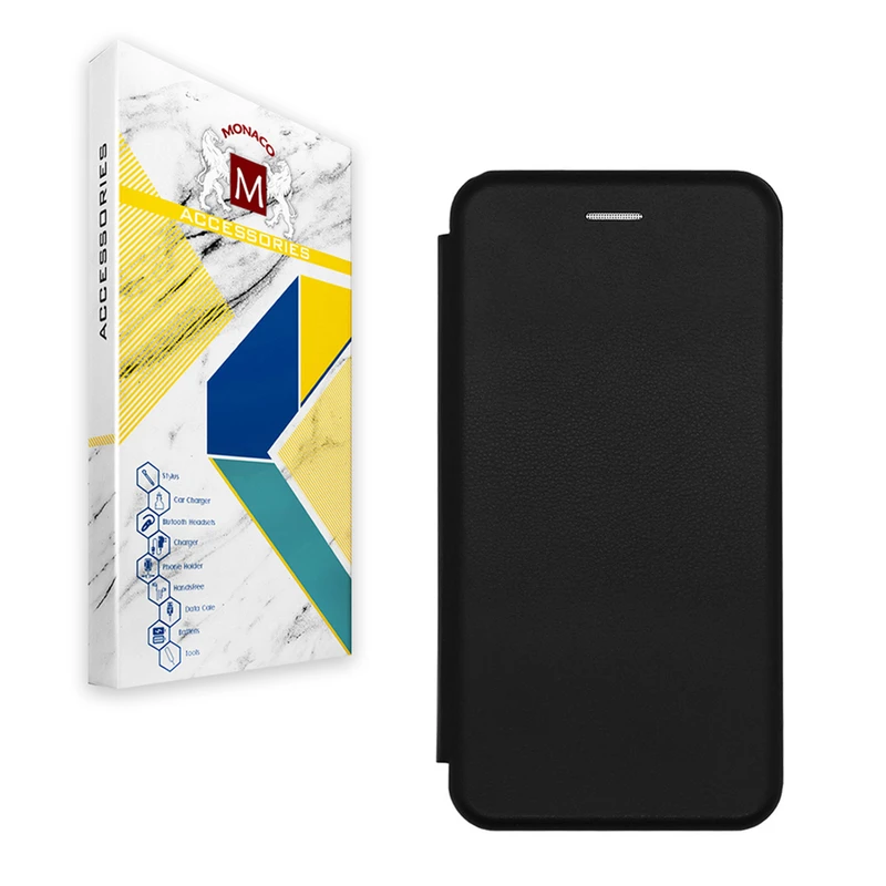 کیف کلاسوری موناکو مدل JETBLACK مناسب برای گوشی موبایل شیائومی Poco X3 GT / Redmi Note 10 Pro 5G