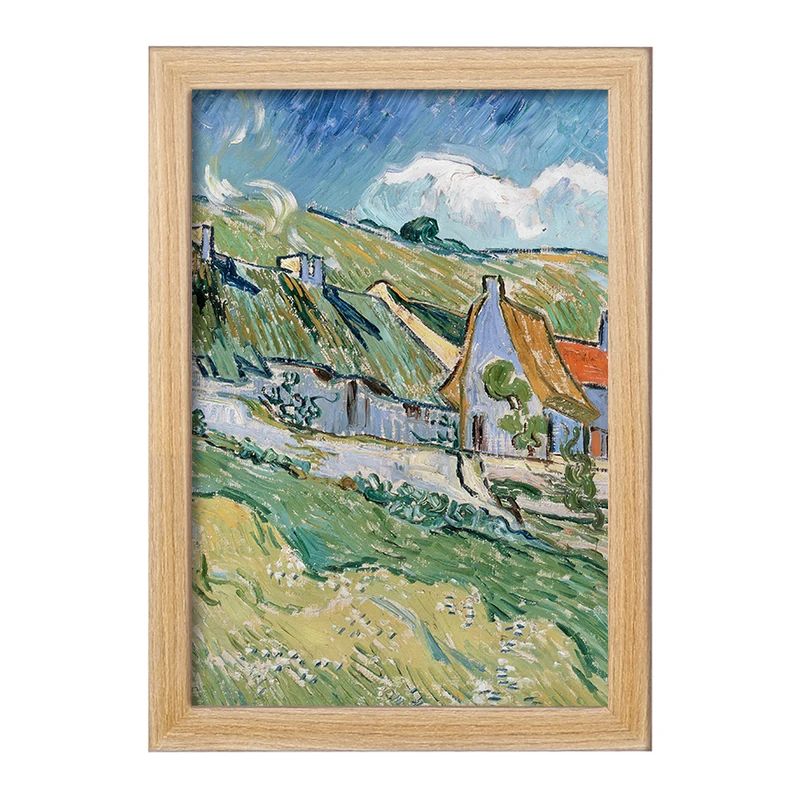 تابلو خندالو مدل کلبه ونسان ونگوگ (Van Gogh) کد 36785