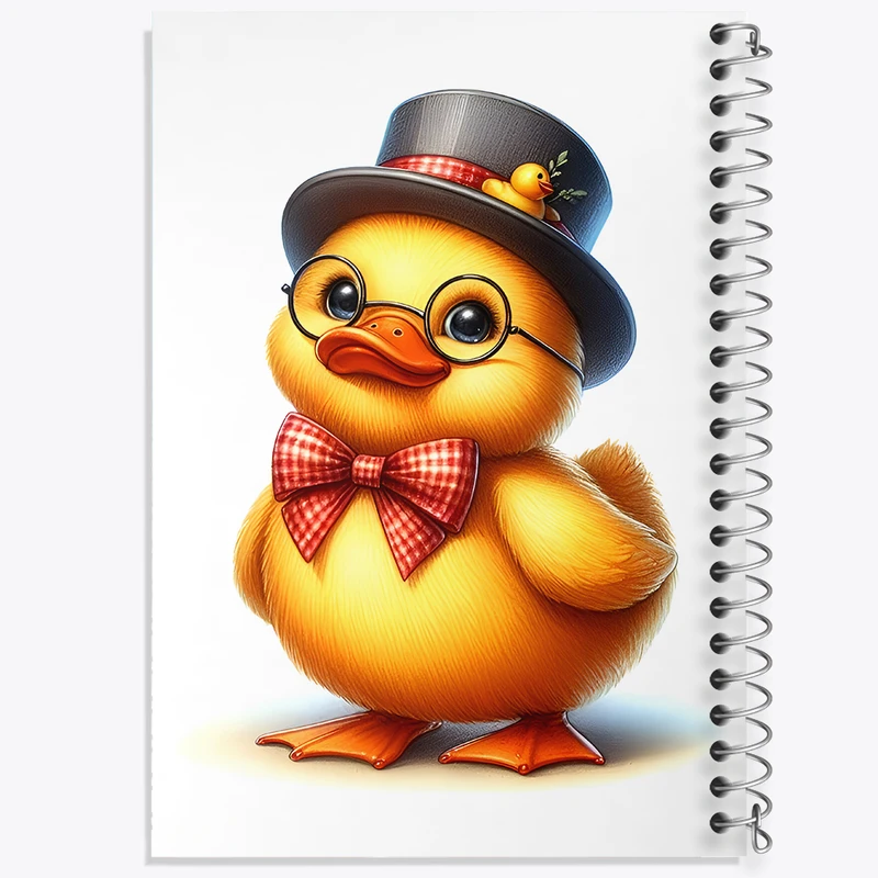 دفتر مشق 100 برگ خندالو طرح اردک بامزه کد N5560