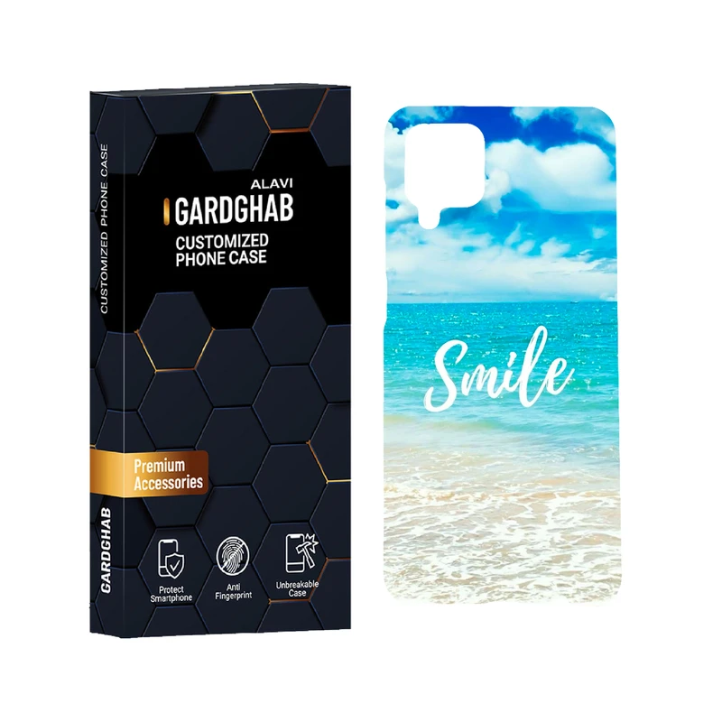 کاور گارد قاب علوی مدل متن مناسب برای گوشی موبایل سامسونگ Galaxy A12