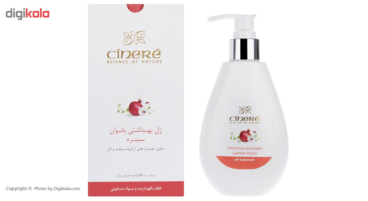 ژل بهداشتی بانوان سینره مدل Orchid حجم 180 میلی لیتر
