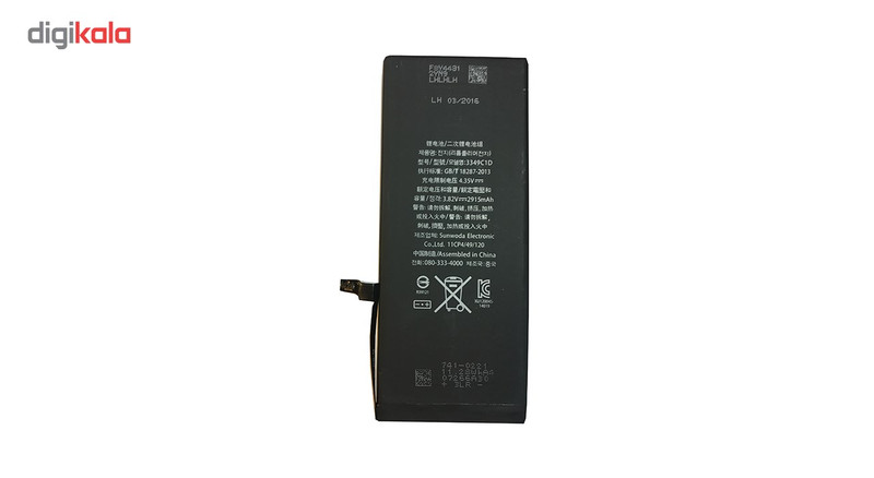 باتری موبایل مدل 0772-616 APN با ظرفیت 2915mAh مناسب برای گوشی موبایل اپل آیفون plus 6