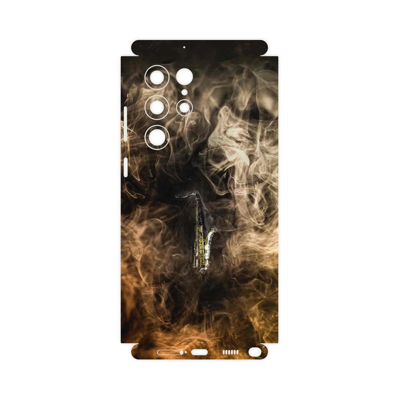 برچسب پوششی ماهوت مدل Saxophone-FullSkin مناسب برای گوشی موبایل سامسونگ Galaxy S22 Ultra 5G