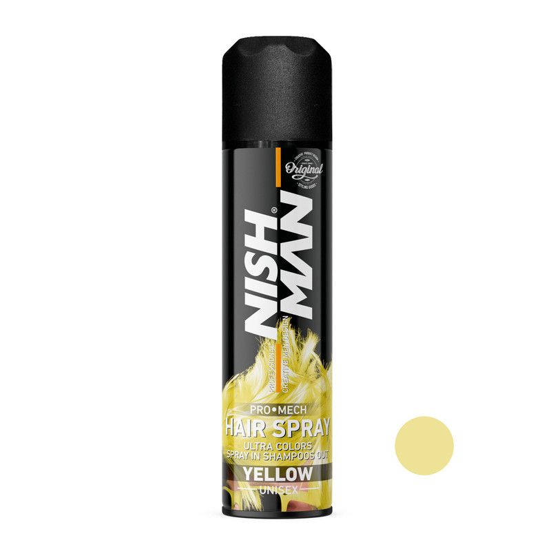 اسپری رنگ مو نیشمن مدل PRO MECH حجم 150 میلی لیتر رنگ زرد -  - 1