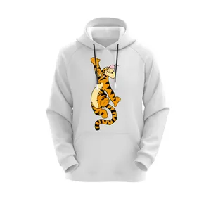 هودی زنانه مدل ببر کد J219 رنگ سفید