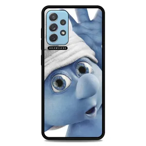 AKAM AMC-WSGA72-SMURFS-2 Cover For Samsung Galaxy A72