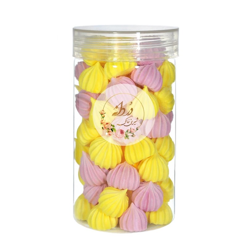 شیرینی مرنگ در دانه طعم موز و تمشک - 70 گرم