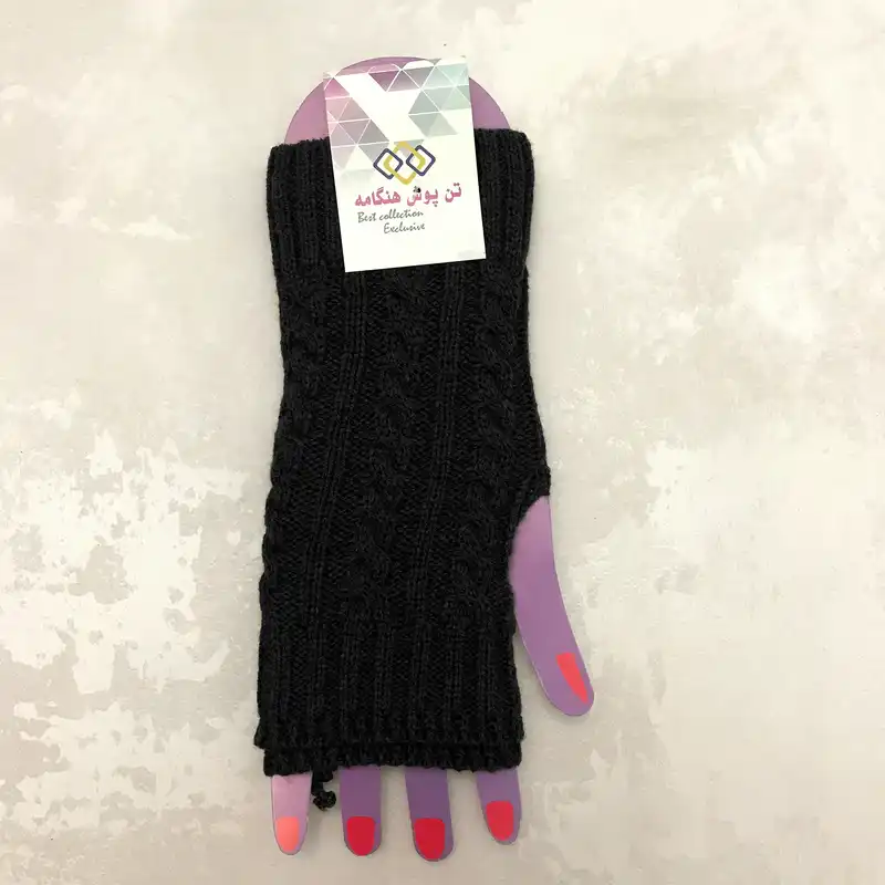 دستکش بافتنی زنانه تن پوش هنگامه کد B
