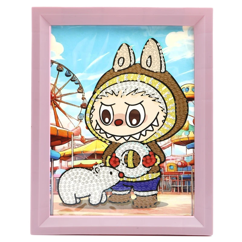 بازی آموزشی سمید مدل ساخت تابلو نقاشی الماسی طرح لبوبو کد 320