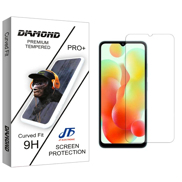 محافظ صفحه نمایش جی اف مدل Diamond  مناسب برای گوشی موبایل شیائومی Redmi 12C