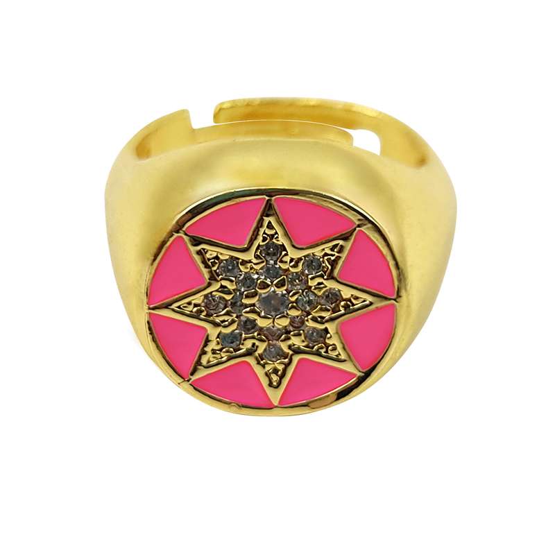 انگشتر زنانه مدل ستاره کد 1250